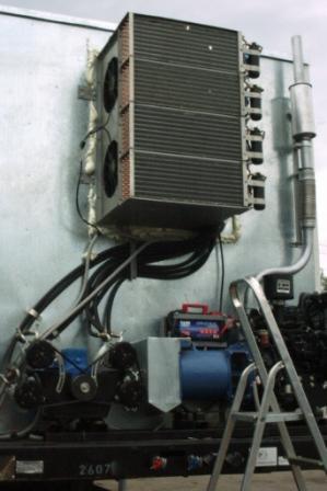Многокомпрессорная автономная холодильная система с приводом от дизельного генератора
